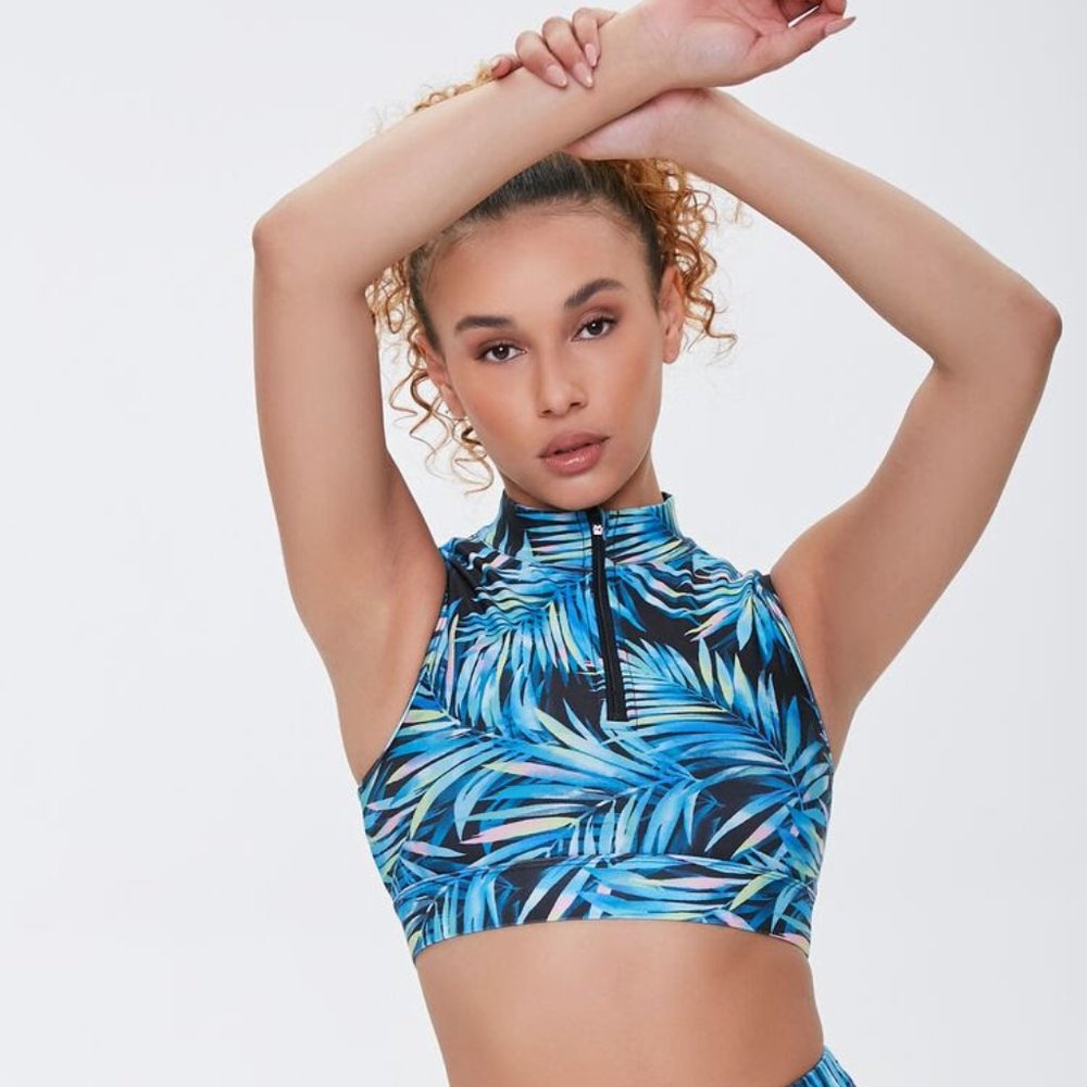 Blue Leaf Activewear Sports Bra Top